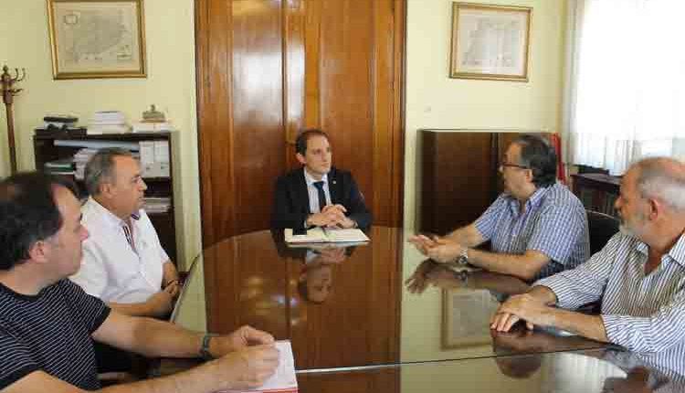 José Crespín es reuneix amb la Junta de Personal Administració Estat Lleida
