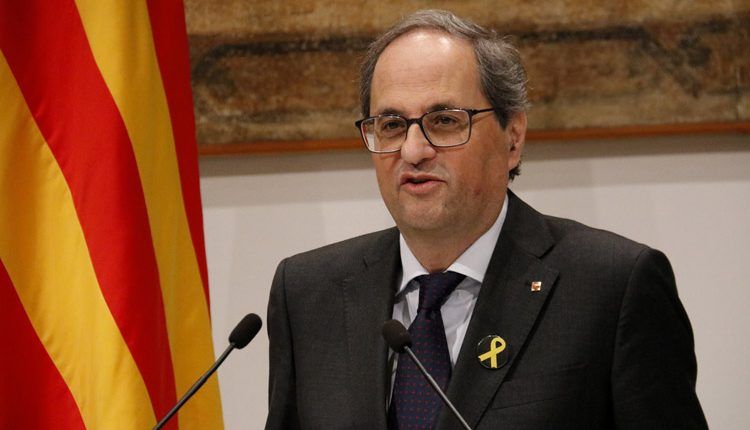 Quim Torra aposta per no tramitar els pressupostos de l'Estat sense un "moviment" a favor de l'autodeterminació