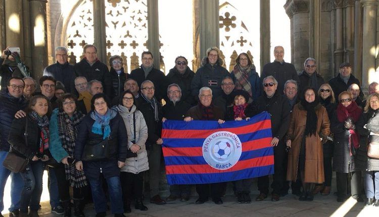 La Penya Gastronòmica Barça, amb la candidatura del Turó de la Seu Vella a Patrimoni Mundial de la Unesco﻿