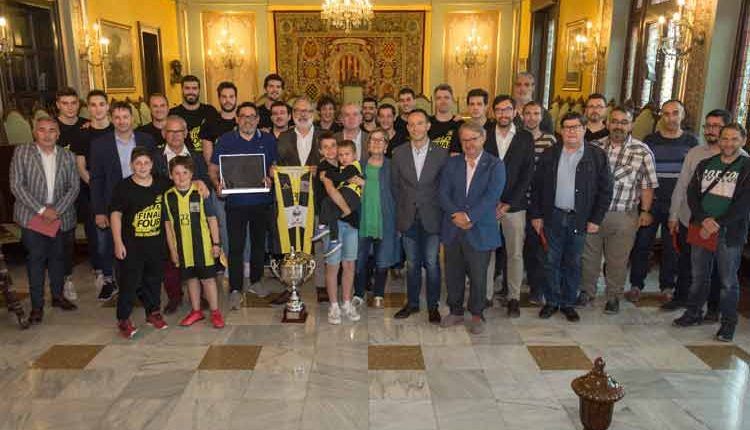L’Ajuntament de Lleida homenatja el Club Bàsquet Pardinyes pel seu ascens a la categoria Leb Plata