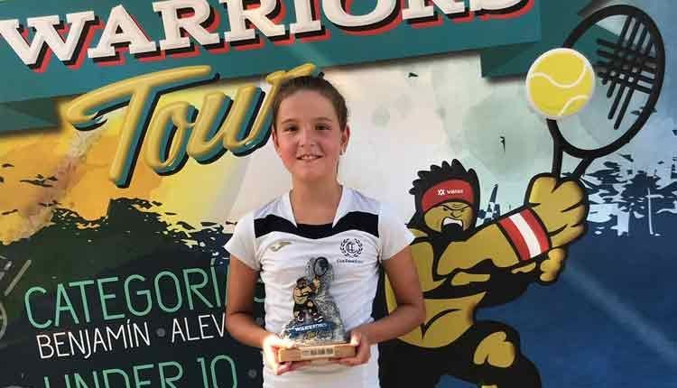 MARIA PARDO, JUGADORA DEL CT LLEIDA, SUBCAMPIONA AL CIRCUIT TTK DEL CT TARRAGONA