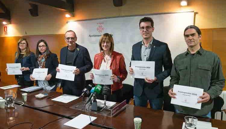 La Paeria presenta un pressupost de contenció per l'any 2020, que "sembrarà" les bases d'un nou model de gestió responsable, transparent i eficaç