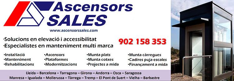 Ascensors Sales. 750x260px