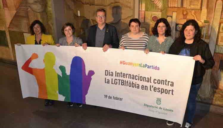 La Diputació dona el tret de sortida de la campanya #Guanyemlapartida de suport al col·lectiu LGTBIQ amb el suport de nombroses entitats esportives de les comarques de Lleida