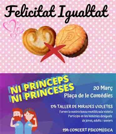 20 DE MARÇ. Sense Embuts i AGIPA dediquen la Festa de la Felicitat del 2020 a la igualtat de gènere