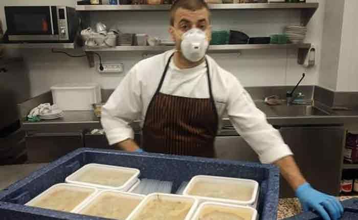 Professionals de la restauració de Lleida elaboren àpats per als usuaris del refugi i l’alberg Jericó