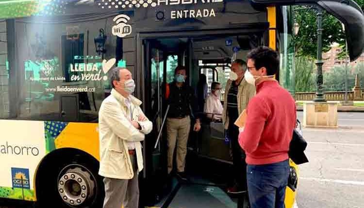 Els autobusos de Lleida incorporen noves mesures de protecció sanitària enfront de la Covid-19