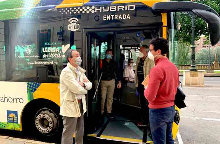 Els autobusos de Lleida incorporen noves mesures de protecció sanitària enfront de la Covid-19