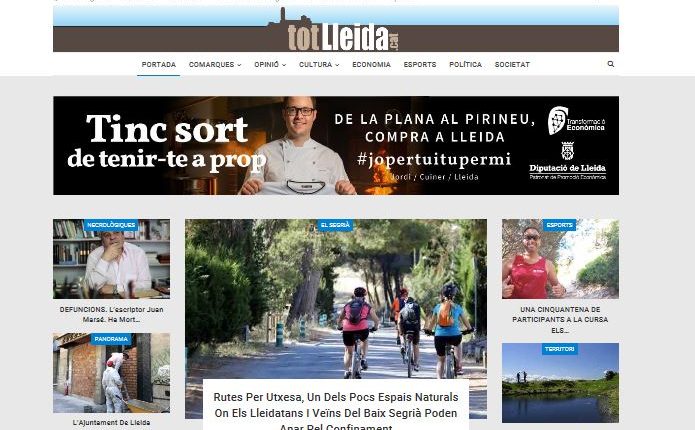 El “mes clicat” ahir, 19 de juliol a totlleida. Diari digital de proximitat. Informació de confiança.