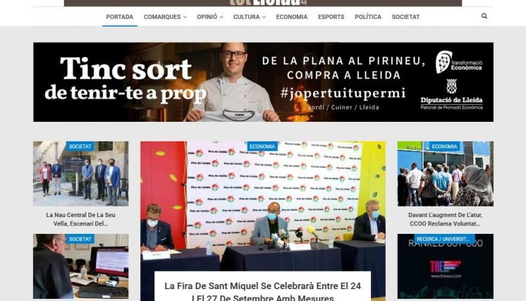 El “més clicat” ahir, 2 de setembre a totlleida. Diari digital de proximitat. Informació de confiança.