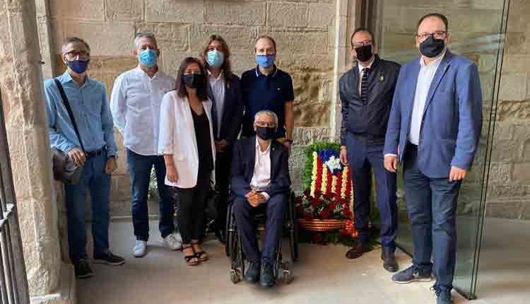 El Partit Demòcrata a la Vegueria de Lleida participa en l’ofrena floral al Roser de Lleida, en commemoració a la Diada Nacional i als caiguts durant el setge de 1707 a la ciutat. 