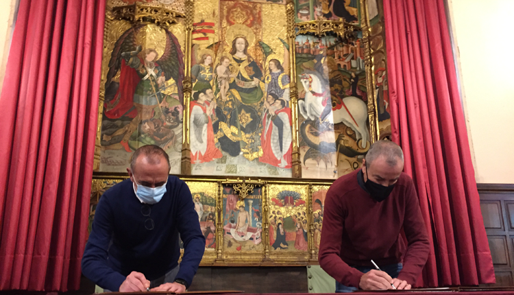 Ermengol cedeix la seva obra a l’Ajuntament de Lleida