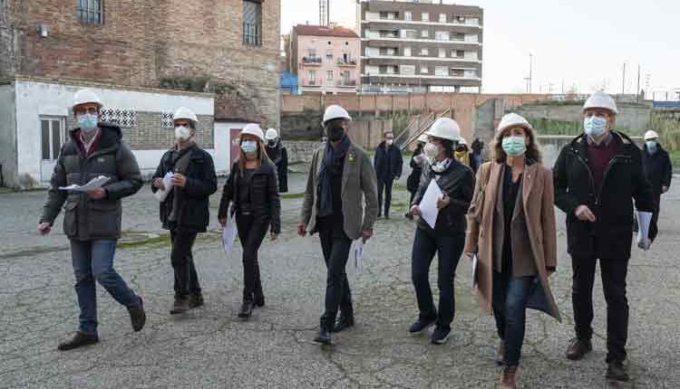 El Govern de la Paeria visita els docs i l’entorn de la Meta on s’ubicarà la nova Estació d’Autobusos de Lleida