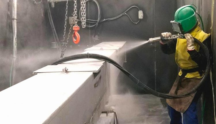 chorreado con arena domfesa