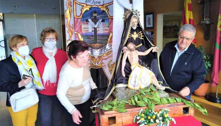 LA CONFRARIA DE JAUME I EXPOSA LA IMATGE DE LA PIETAT