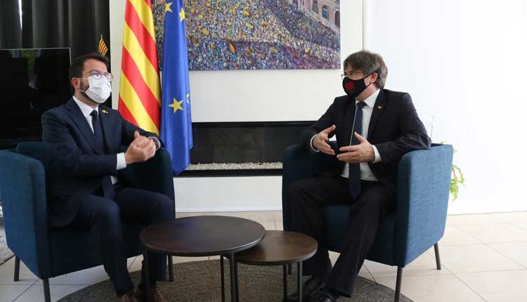 Aragonès i Puigdemont coincideixen que els indults "no són la solució" ni "tanquen cap carpeta" de la política catalana