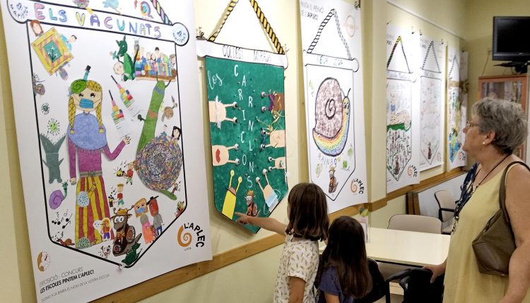 La Fecoll exposa les millors obres del concurs “Pinta el Penó de l’Aplec”
