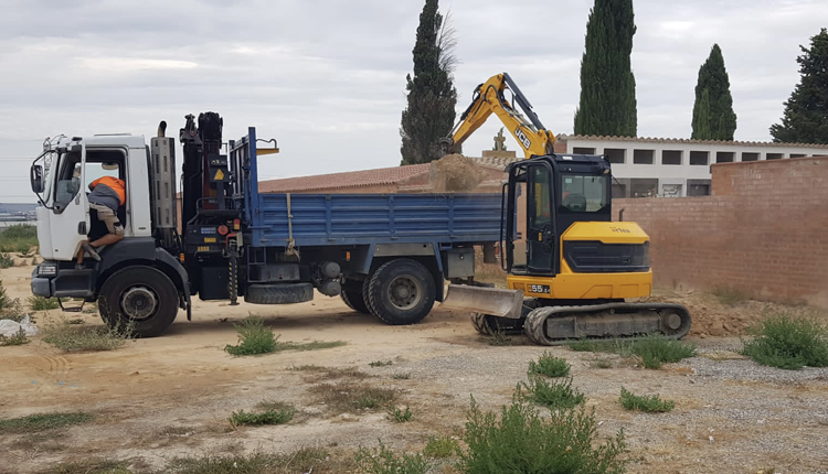 El cementiri de Torres de Segre ampliarà la seva capacitat en 282 nínxols i 185 columbaris