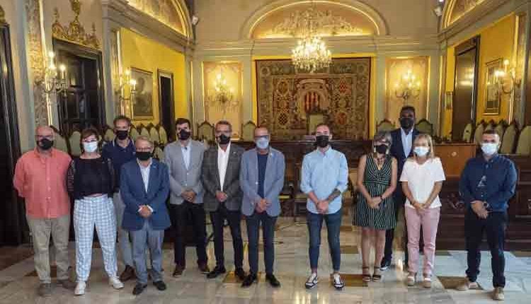 Recepció institucional a la Paeria al Club Tennis Lleida pel seu centenari