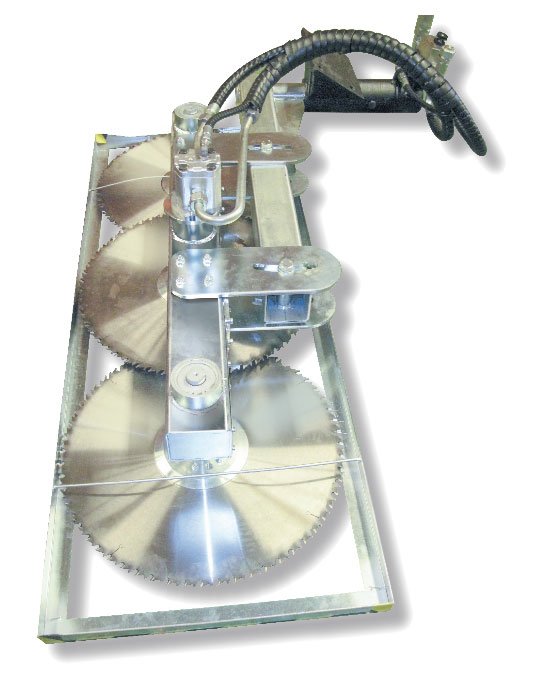 Sierra de disco widia de 1,60m para ramas de hasta 20cm