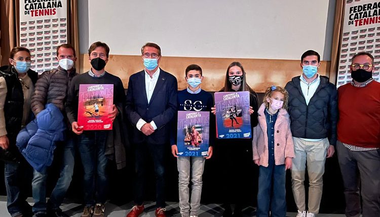 Daniel Culleré, Víctor Palomar i Maria Pardo, distingits a l’acte de reconeixement als campions i finalistes dels Campionats de Catalunya de tennis