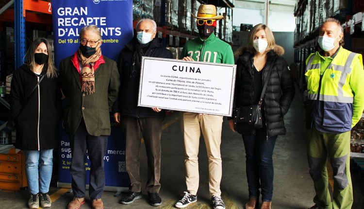 LA REVISTA CUINA LLIURA 706 €  AL BANC DELS ALIMENTS DE LLEIDA