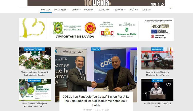El “més clicat” ahir, 2 de desembre, a totlleida.cat NOTÍCIES. Diari digital de proximitat. Informació de confiança