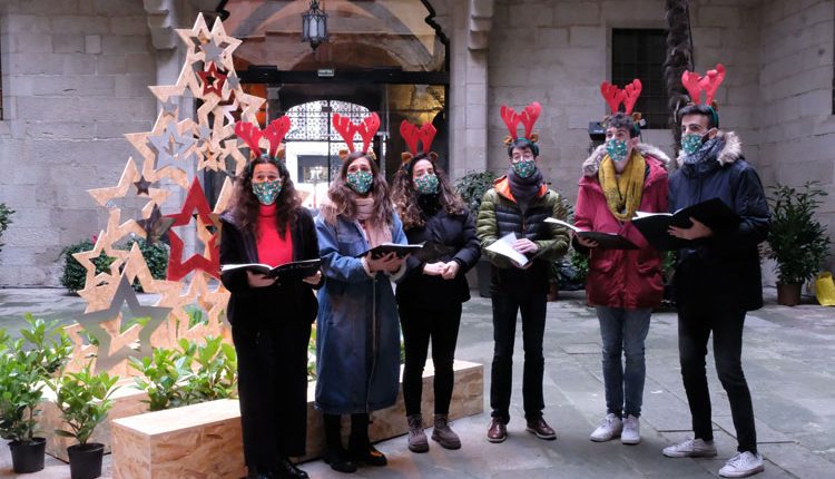 La Coral Be1Bcat ha  participat dins del cicle Temps de Nadales de l'Institut d'Estudis Ilerdencs