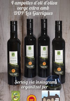 PATRICIA SANCHEZ VALLESPI HA ESTAT LA GUANYADORA D’UN LOT  D’OLI AMB DOP LES GARRIGUES