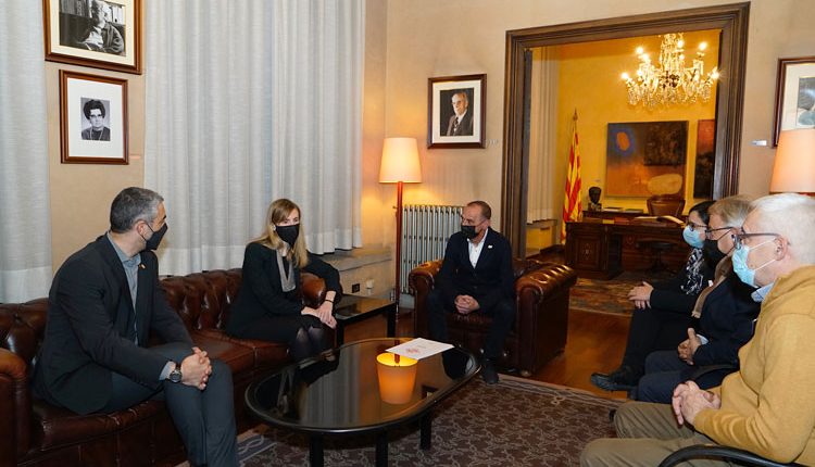 Visita institucional a la Paeria de la consellera d’Acció Exterior i Govern Obert