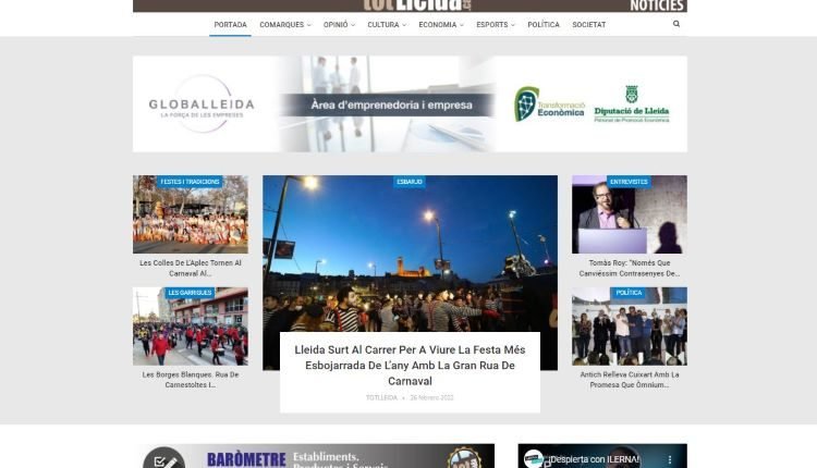 El “més clicat” ahir 26 de febrer a totlleida.cat NOTÍCIES. Diari digital de proximitat. Informació de confiança.