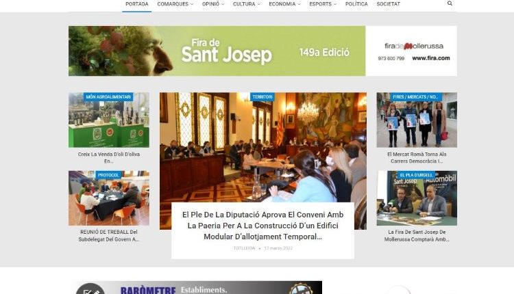 El “més clicat” ahir 17 de març a totlleida.cat NOTÍCIES. Diari digital de proximitat. Informació de confiança.