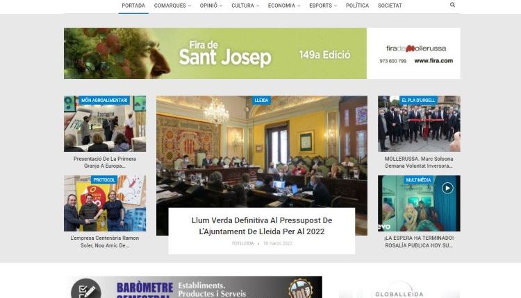 El “més clicat” ahir 18 de març a totlleida.cat NOTÍCIES. Diari digital de proximitat. Informació de confiança.