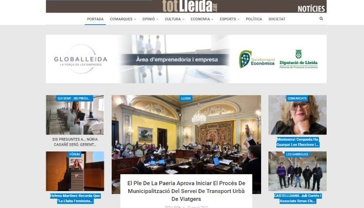 El “més clicat” ahir 25 de març a totlleida.cat NOTÍCIES. Diari digital de proximitat. Informació de confiança.