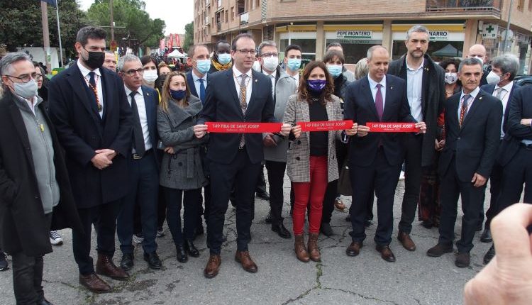MOLLERUSSA. Marc Solsona demana voluntat inversora “per competir en igualtat de condicions”, en la inauguració de la 149a Fira de Sant Josep 