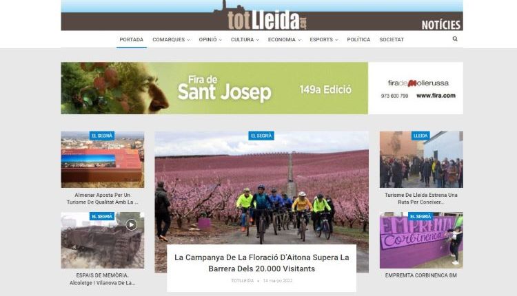 El “més clicat” ahir 14 de març a totlleida.cat NOTÍCIES. Diari digital de proximitat. Informació de confiança.