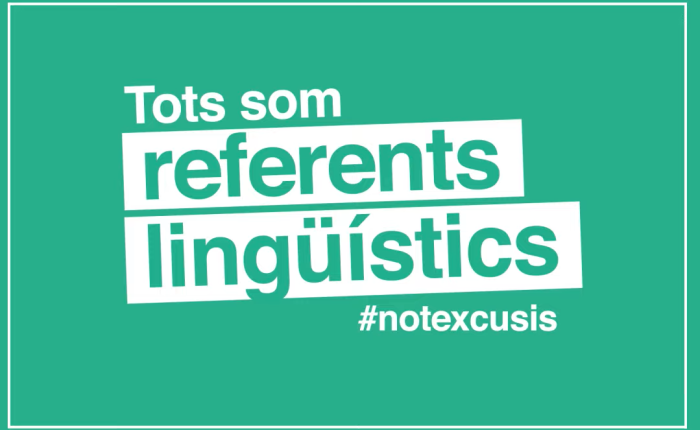 Els docents, protagonistes de la segona fase de la campanya “Tots som referents lingüístics. No t’excusis!”