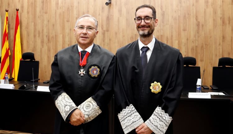 Jorge Lucía Morlans pren possessió com a nou fiscal en cap de Lleida, rellevant Juan Boné que ha estat 15 anys al càrrec