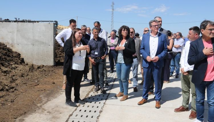 Jordà inaugura la planta de compostatge promoguda per ramaders d'Alcarràs per potenciar la bioeconomia circular