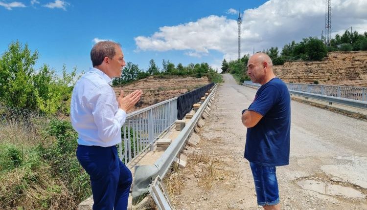 El subdelegat del Govern a Lleida José Crespín visita l’Albi