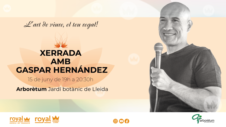 L’escriptor i periodista Gaspar Hernández visita Lleida dins de les activitats del programa Respira! del centre esportiu Royal Lleida