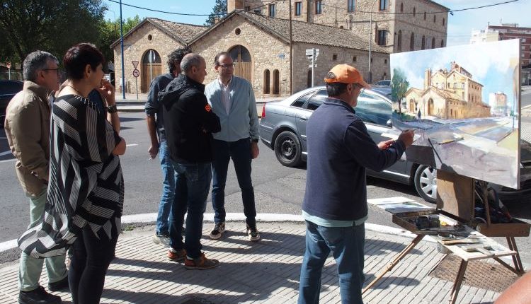 MOLLERUSSA. Èxit del 21è Concurs de Pintura Ràpida “Ciutat de Mollerussa” amb 37 artistes