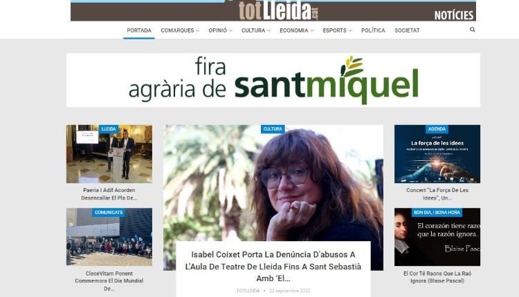 El “més clicat” ahir 22 de setembre a totlleida.cat NOTÍCIES. Diari digital de proximitat. Informació de confiança.