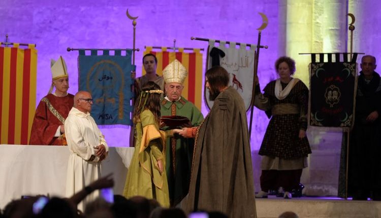 La Seu Vella reviu la creació de la corona catalanoaragonesa amb les noces reials de Ramon Berenguer IV i Peronella d’Aragó