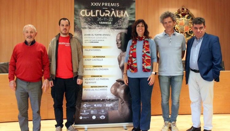 Tàrrega concedeix els Premis Culturàlia 2022 al festival Paupaterres, el periodista Josep Castellà, l’Escola Ondara, la Fundació Lo Pardal d’Agramunt i la pel·lícula ‘Alcarràs’