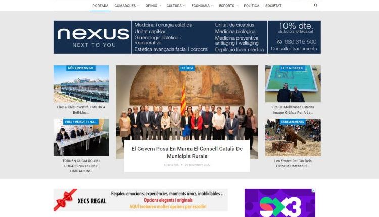 El “més clicat” ahir 29 de novembre a totlleida.cat NOTÍCIES. Diari digital de proximitat. Informació de confiança
