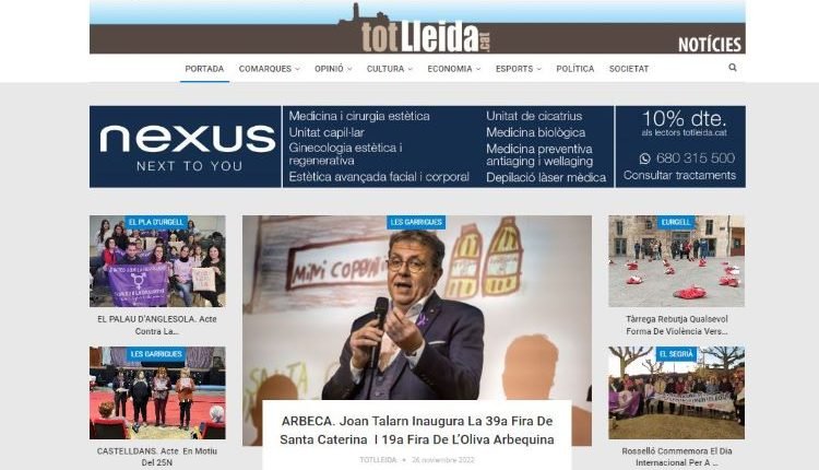 El “més clicat” ahir 26 de novembre a totlleida.cat NOTÍCIES. Diari digital de proximitat. Informació de confiança.