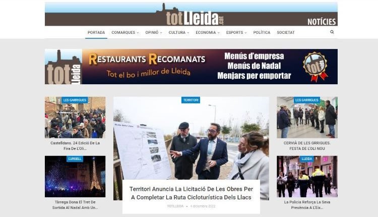 El “més clicat” ahir 4 de desembre a totlleida.cat NOTÍCIES. Diari digital de proximitat. Informació de confiança.