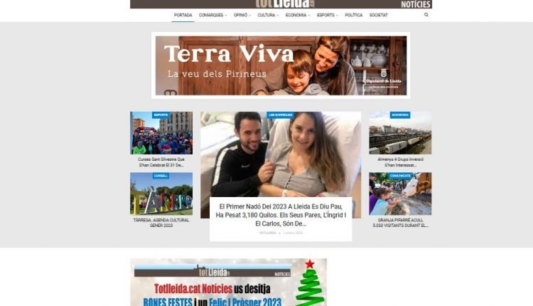 El “més clicat” ahir 1 de gener a totlleida.cat NOTÍCIES. Diari digital de proximitat. Informació de confiança.