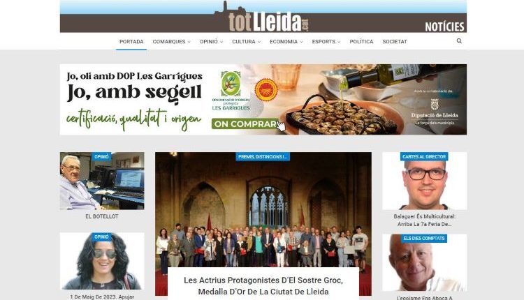 El “més clicat” ahir 30 d’abril a totlleida.cat NOTÍCIES. Diari digital de proximitat. Informació de confiança
